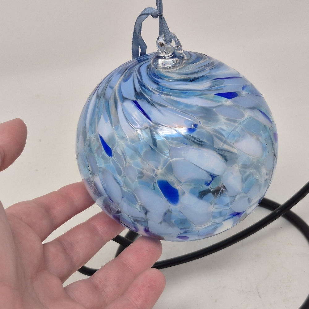 Hand Blown Art Glass Ornament